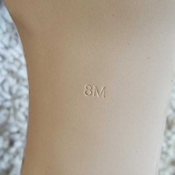 Madden Girl Flashy Ankle Strap Fawn Patent Heels - Picture 16 of 16